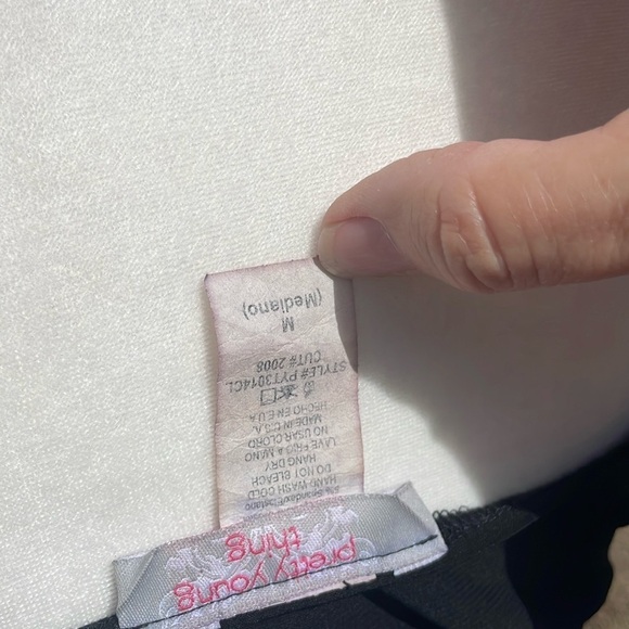 Y2K 90s VTG Pretty Young Thing Floral maxi Slip dress M - Picture 9 of 9